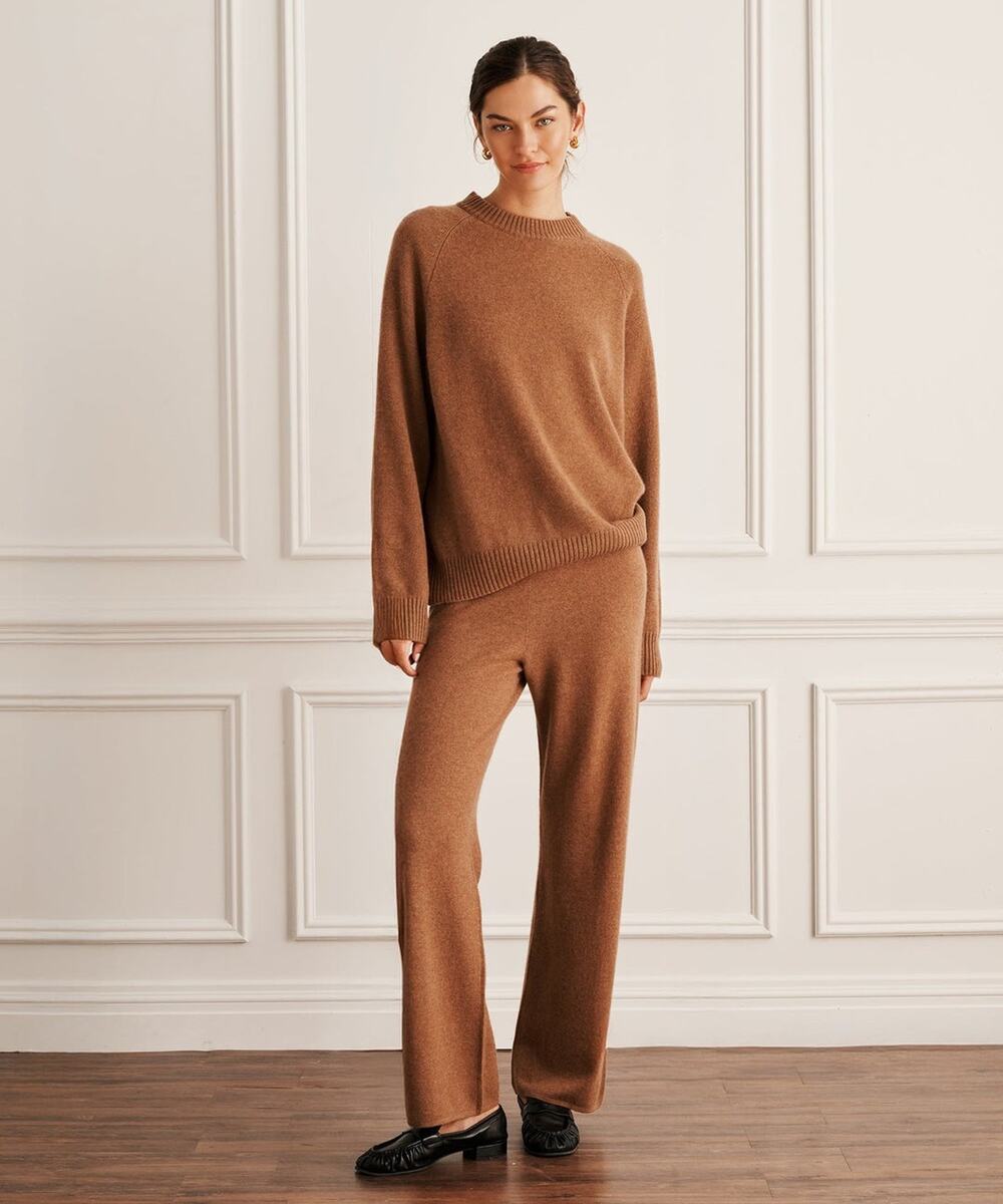 NAADAM Luxe Cashmere Oversized Crewneck Sweater - M